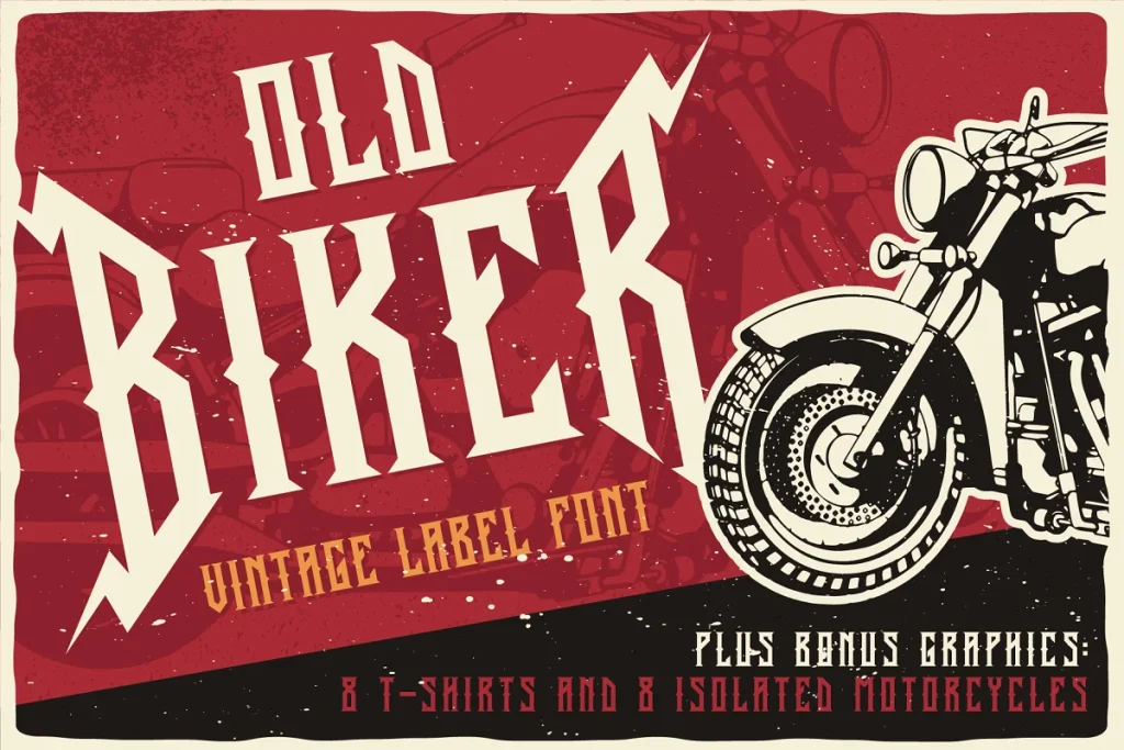 Old Biker Label Font