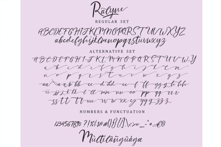 30 Time Saving Cursive Fonts That Look Realistic | HipFonts