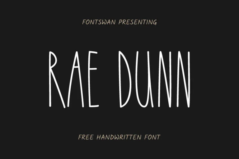 rae dunn inspired font | HipFonts