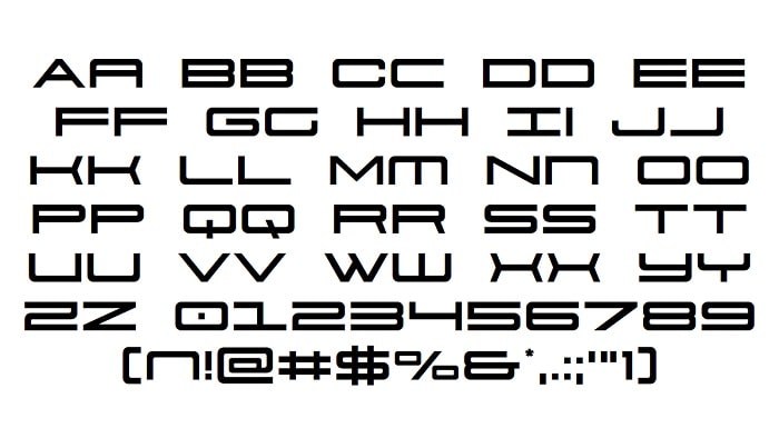 911 porscha font letters charmap 40516 1200x676 min
