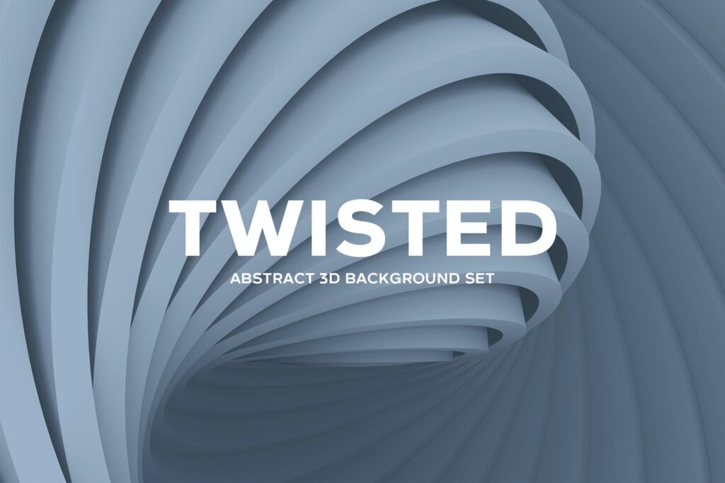 Abstract Twisted 3D Background