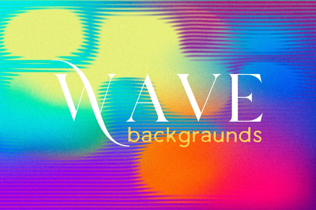 Gradient Waves Backgrounds Textures