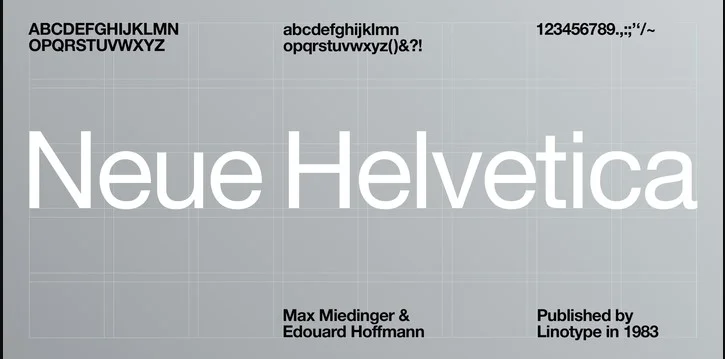 Helvetica Font