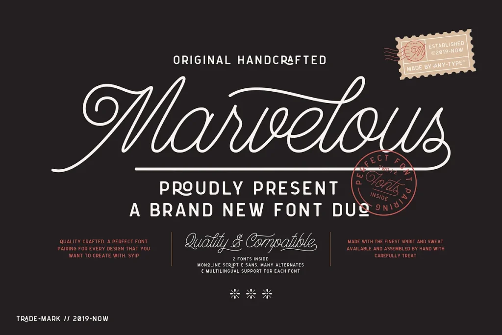Marvellous Font Duo