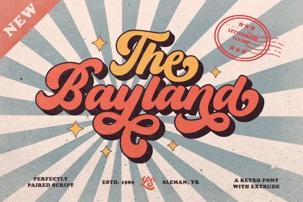 The Bayland Retro Font