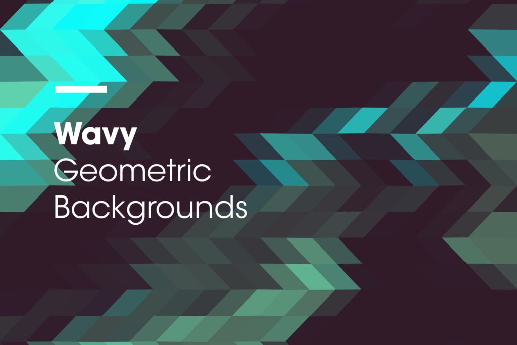 Wavy Geometric Backgrounds