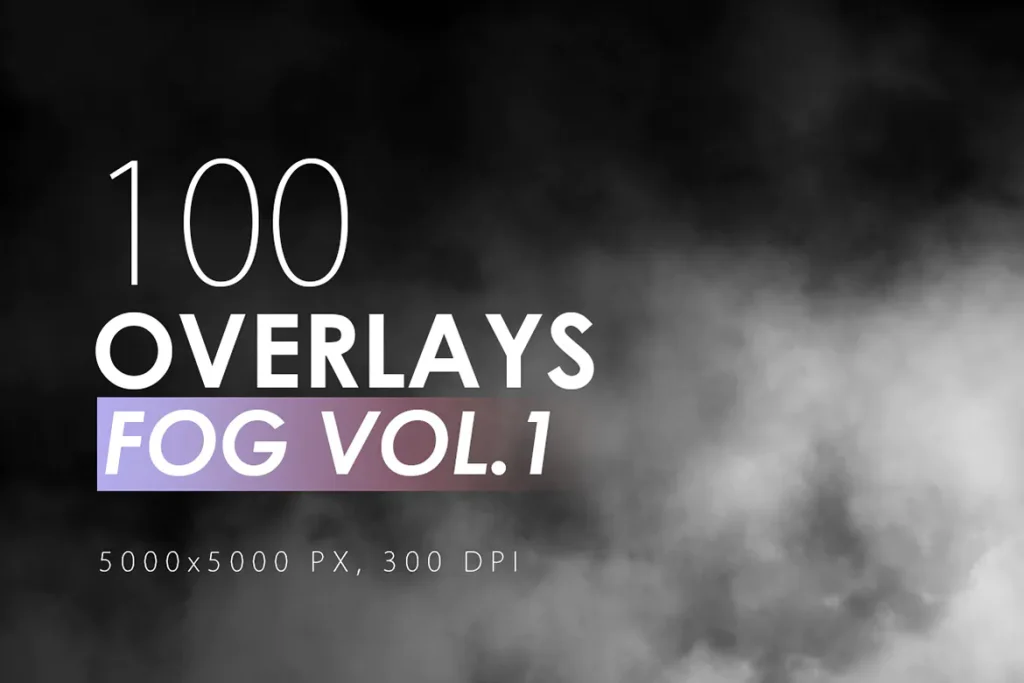 100 Fog Overlays Vol.1