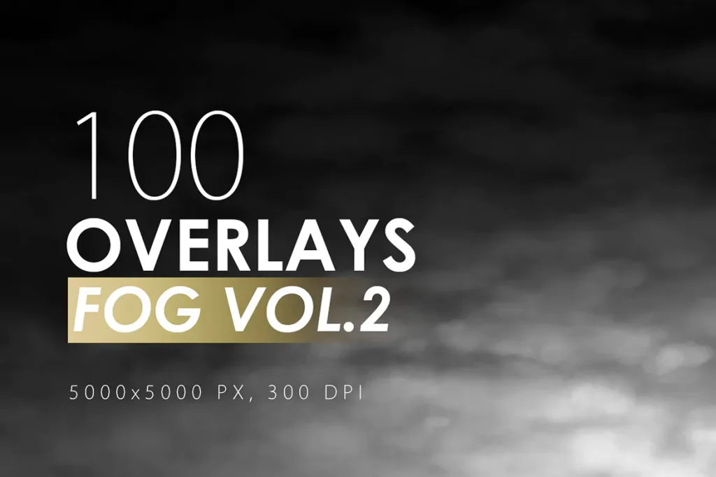 100 Fog Overlays Vol.2