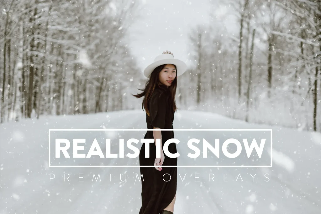 30 Real Snow Overlays