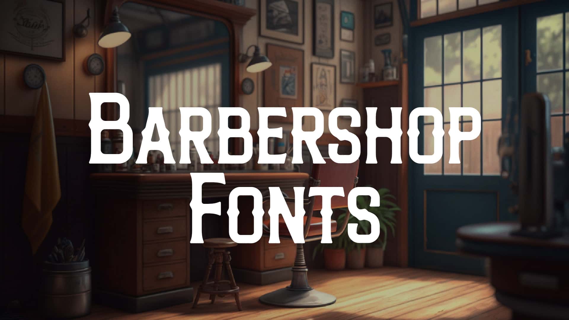 Barbershop Fonts