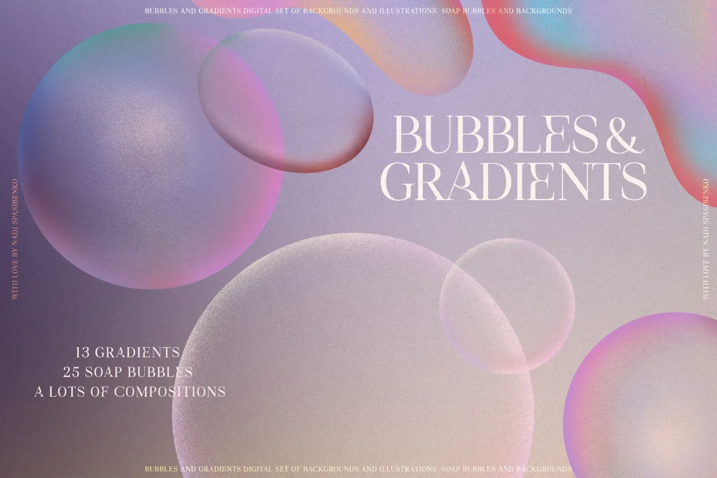 Bubbles Colorful Gradients