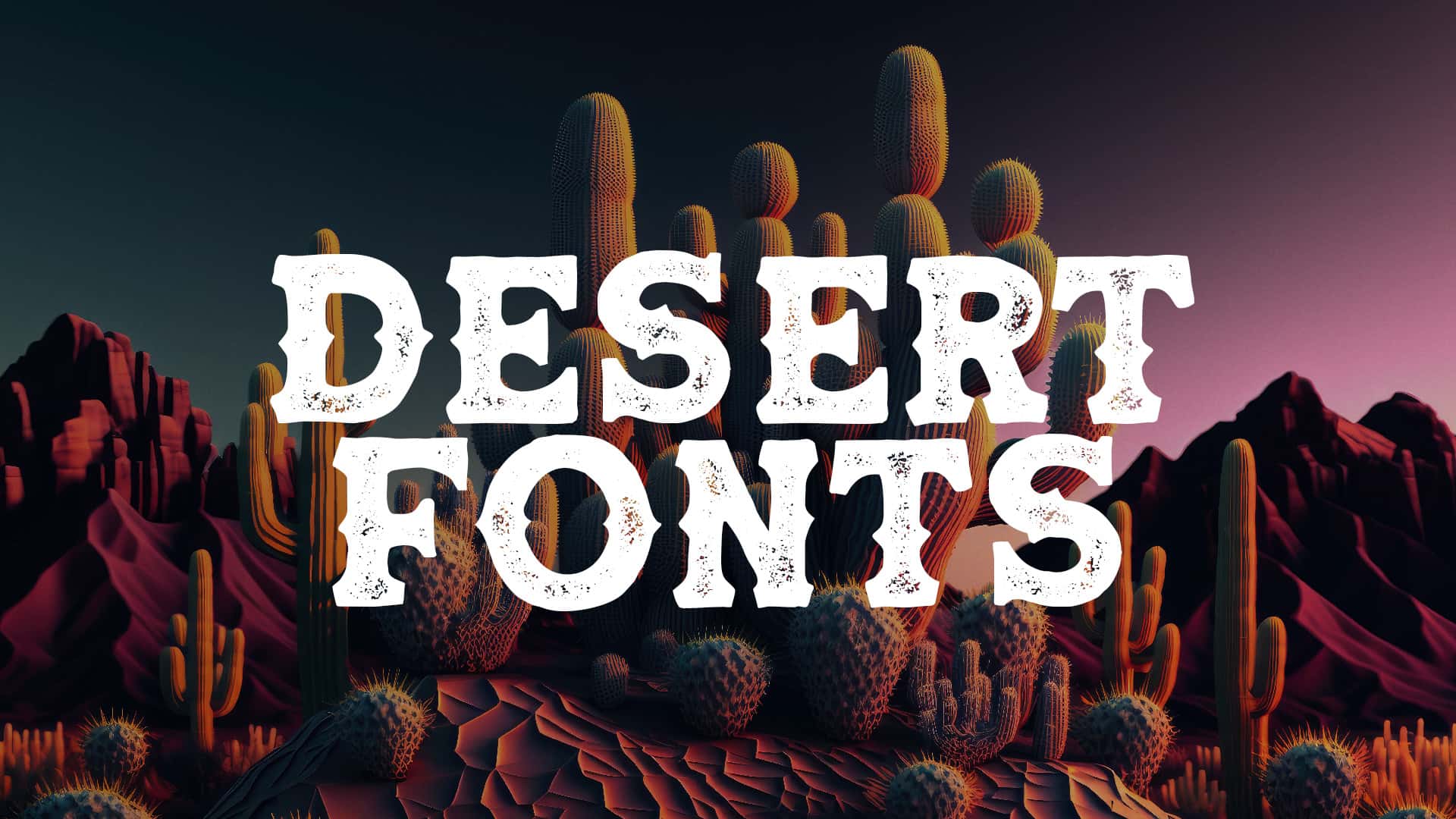 Desert Fonts