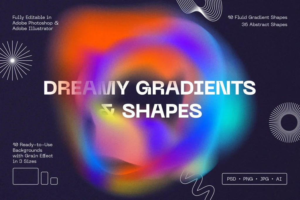 Dreamy Gradients and Shapes