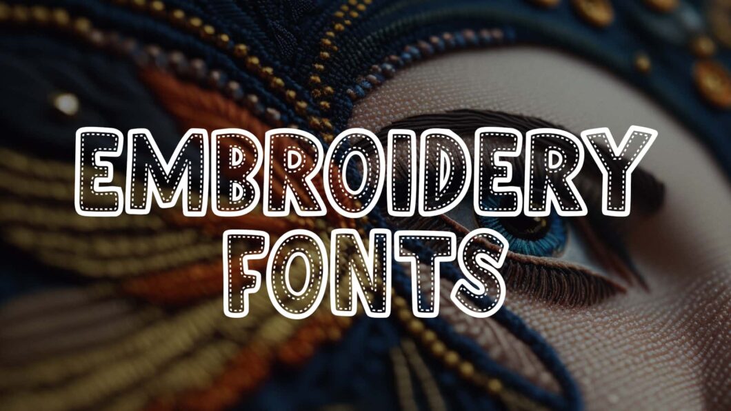 21 Pretty Embroidery Fonts that Have Love in Every Stitch | HipFonts