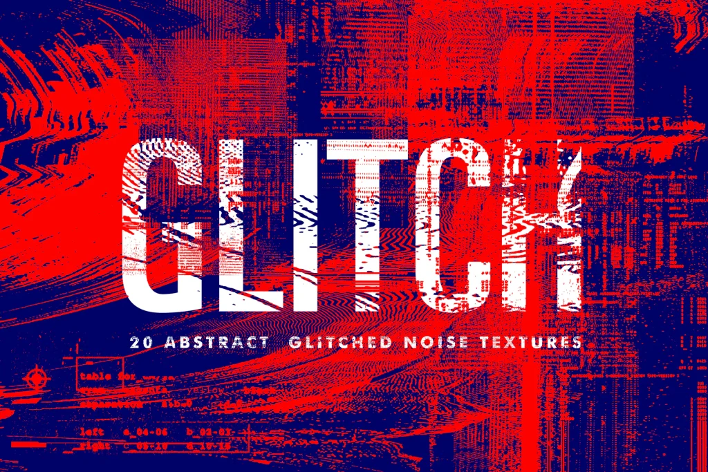 Glitch Abstract Noise Textures