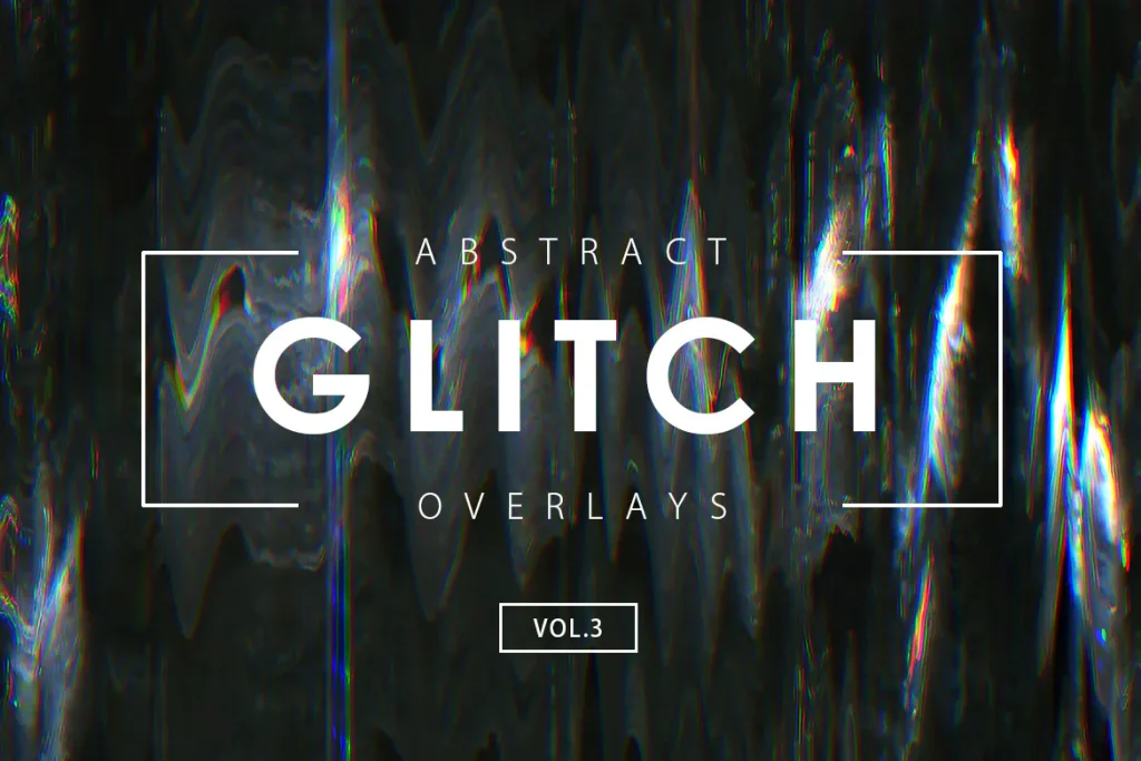 Glitch Effect Overlays Vol.3
