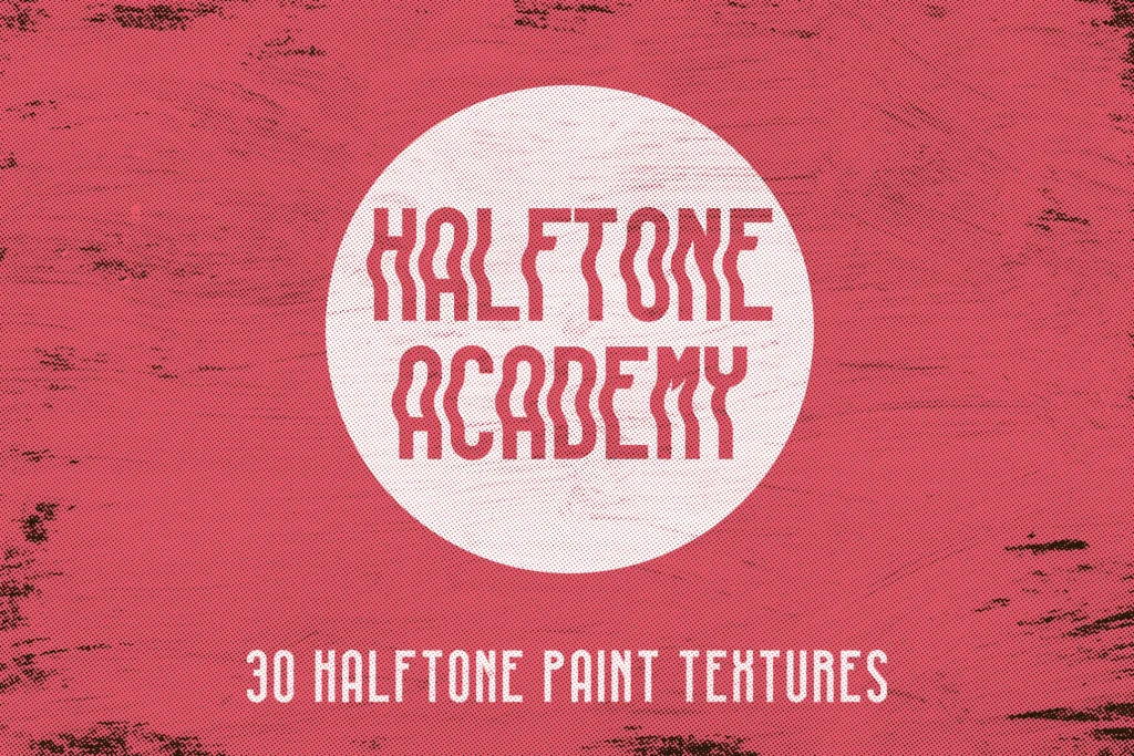 Halftone Academy 30 Halftone Paint Textures