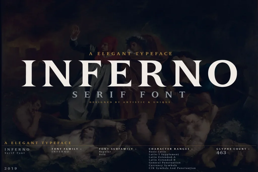 Inferno Serif Font