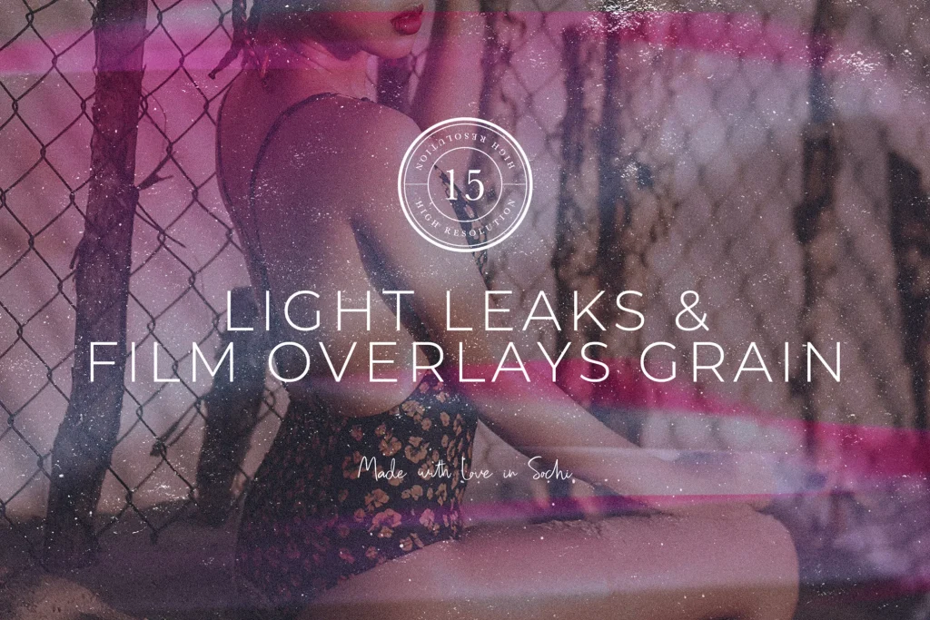 Light Leaks and Film Overlays Grain