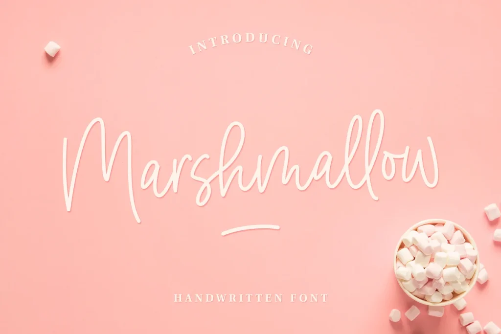 Marshmallow Handwritten Font