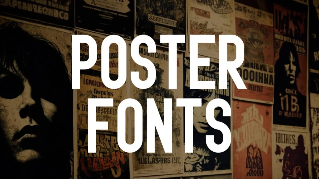 63 Standout Poster Fonts To Attract All Eyes on Your Designs | HipFonts