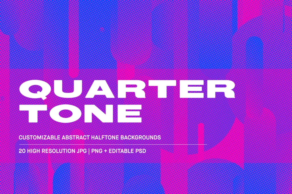 Quarter Tone Customizable Abstract Background