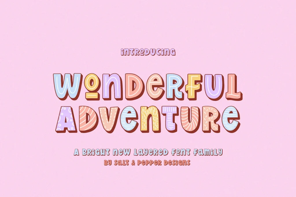 Wonderful Adventure Font Family