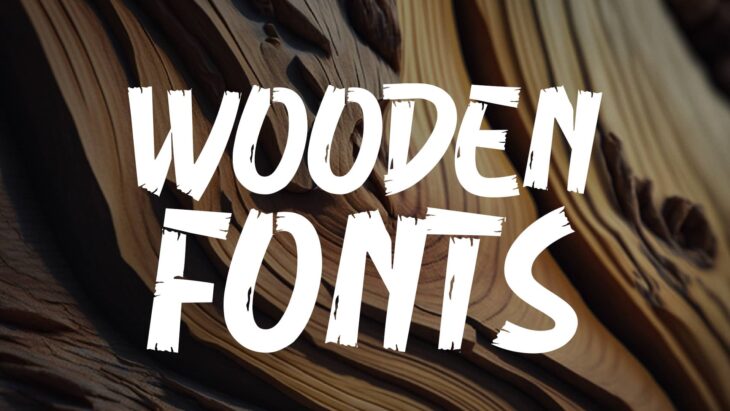 Wooden Fonts