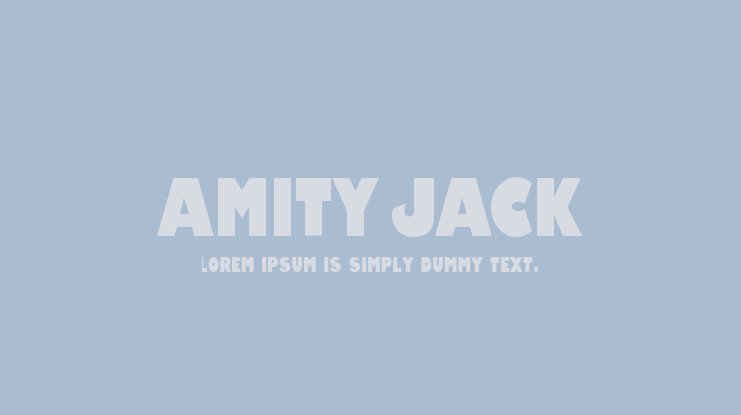 amity jack font min