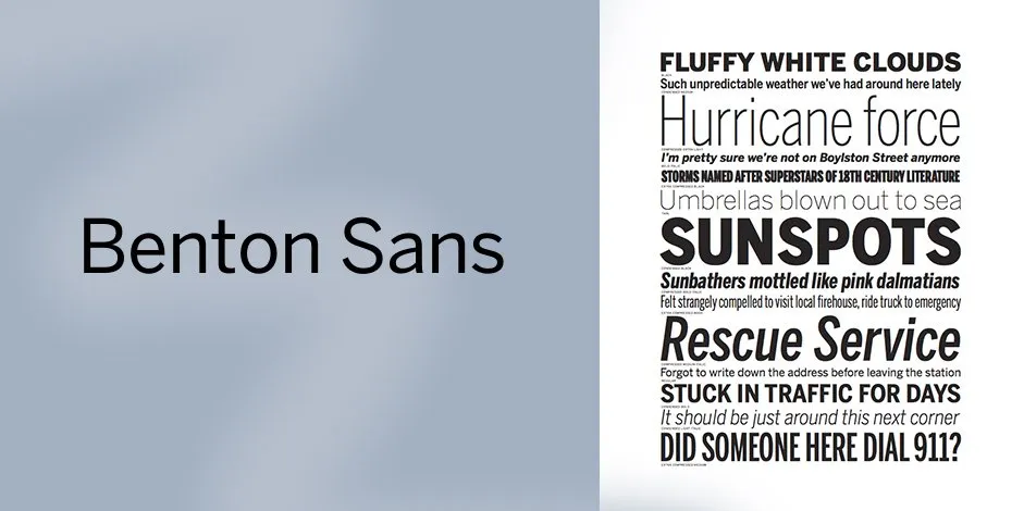 benton sans sample font min