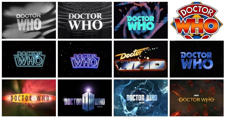 doctor who logos over the years min