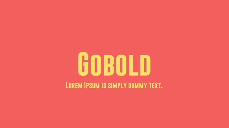 gobold font1 min