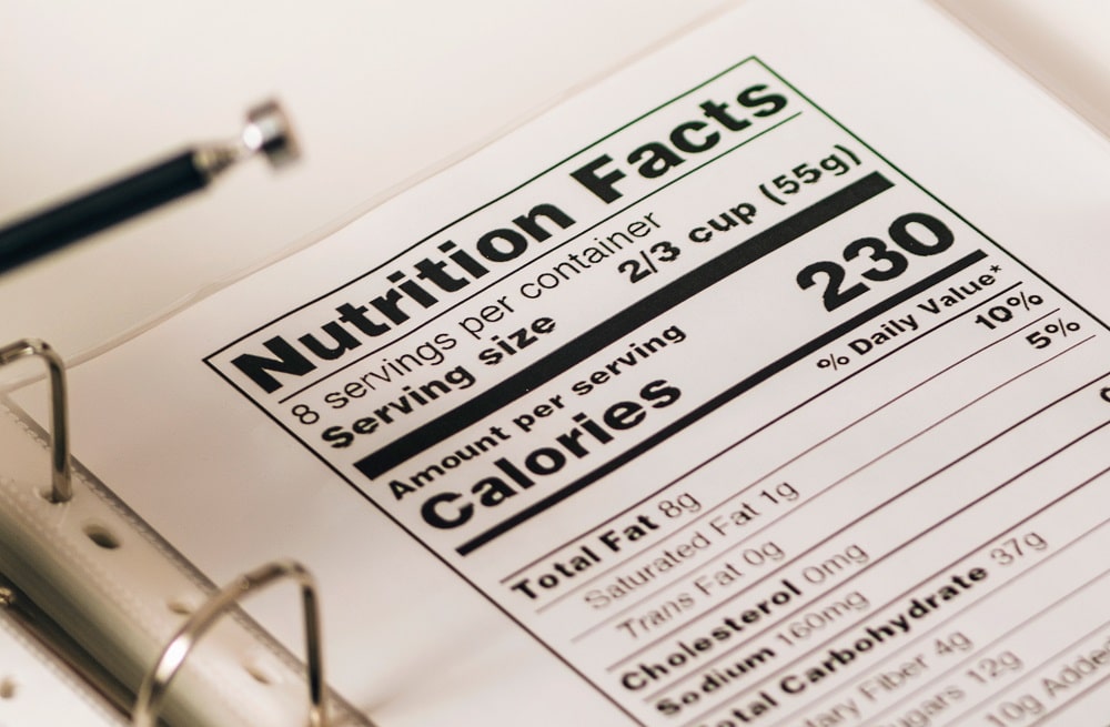 nutrition facts 2021 08 30 05 08 52 utc 1 min