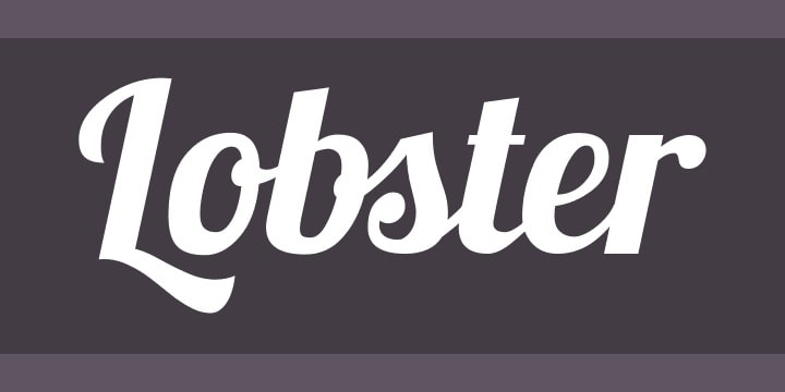 lobster font min