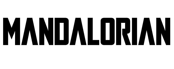 mandalorian wide font min