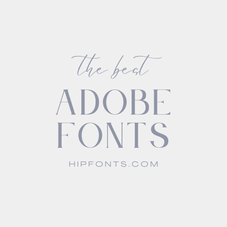 20 Best Adobe Fonts For The Creative Mind HipFonts