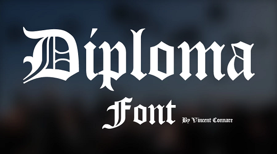 Diploma-Font