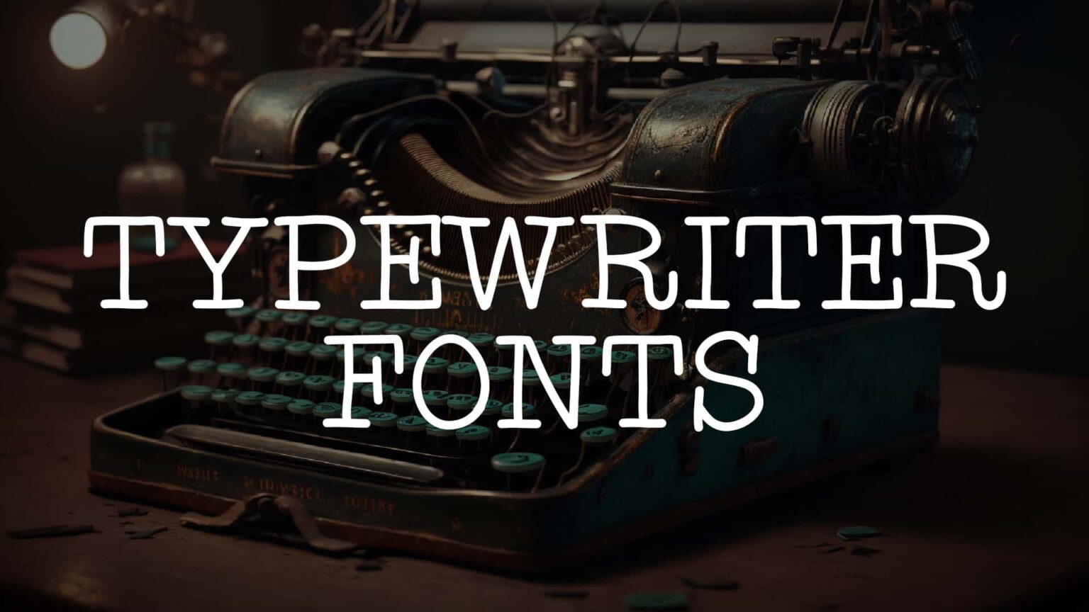 14 Classic Typewriter Fonts That Pay Homage To The Machine HipFonts