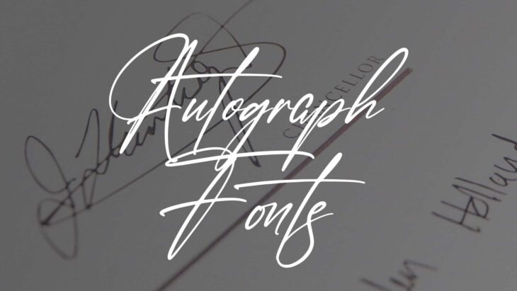 Autograph Fonts