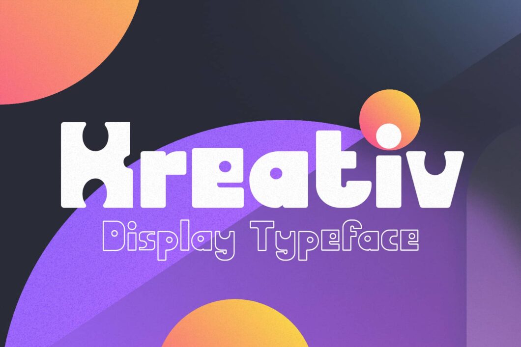 Kreativ Display Typeface Hipfonts