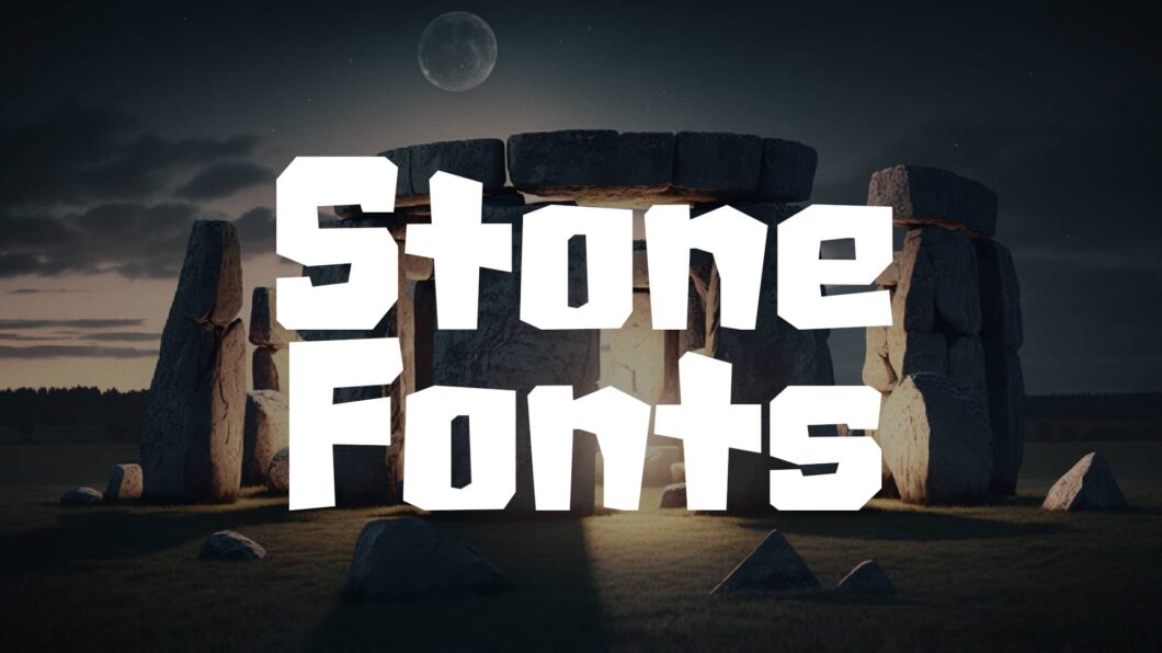 22 Realistic Stone Fonts To Give Your Designs A Rough Edgy Look Hipfonts