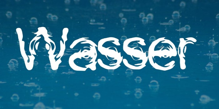 Wasser Font