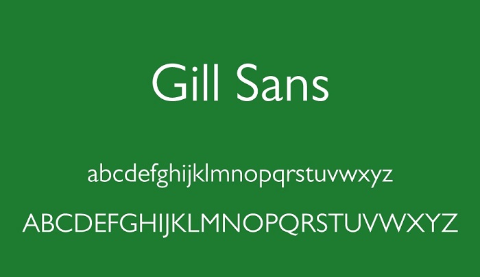 gill-sans