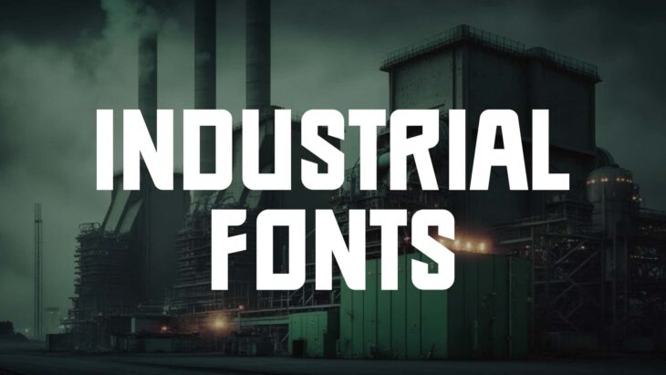 industrial fonts