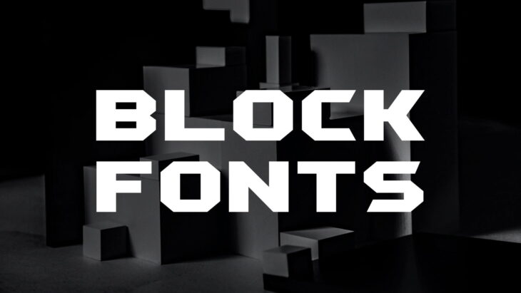 block fonts