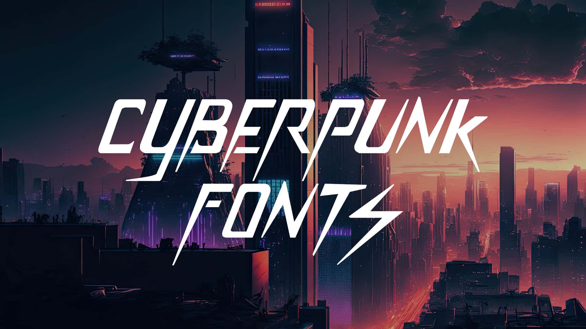 Cybergame - Cyberpunk, Tech, Y2K font