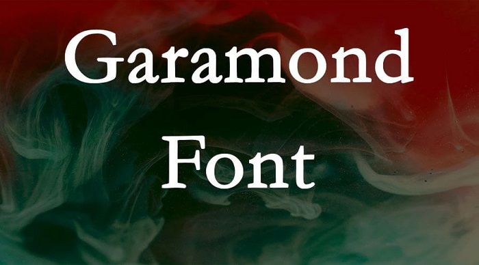 Garamond-Font