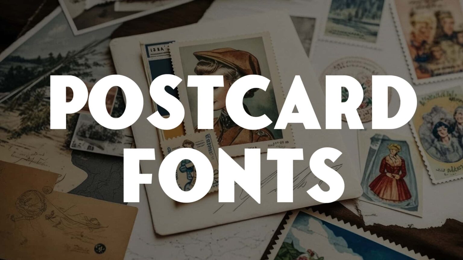 37 Lovely Postcard Fonts That Might Just Give You Wanderlust | HipFonts