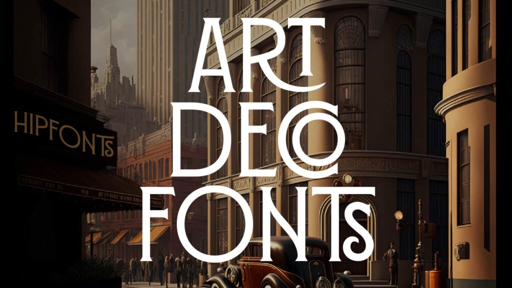 art deco font download for photoshop