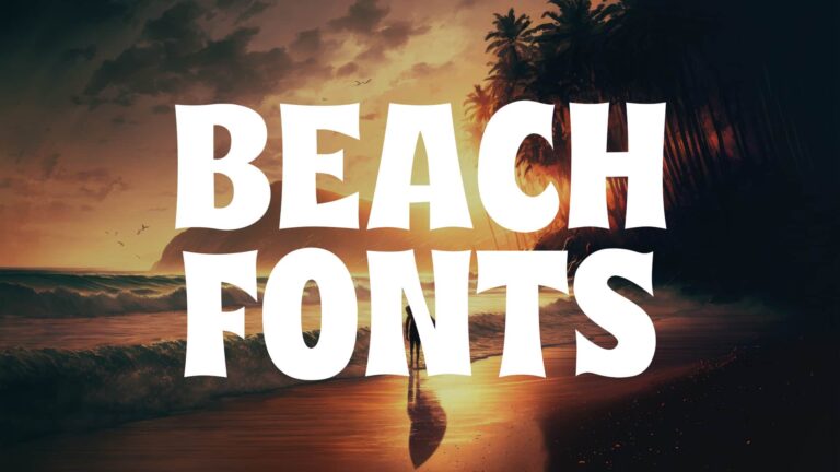 44 Beachy Fonts for the Perfect Summer Look | HipFonts